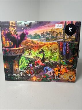 Thomas Kinkade Purple & Green Maleficent Fantasy Puzzle